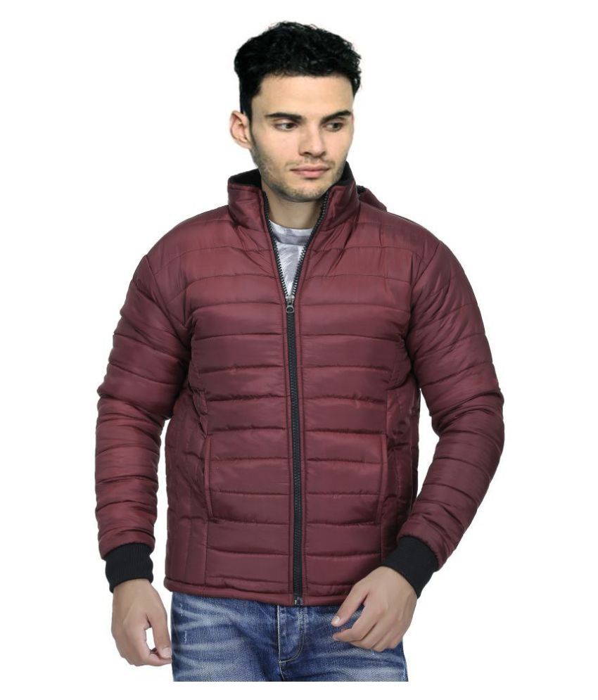 Candy House Maroon Puffer Jacket - Buy Candy House Maroon Puffer Jacket ...