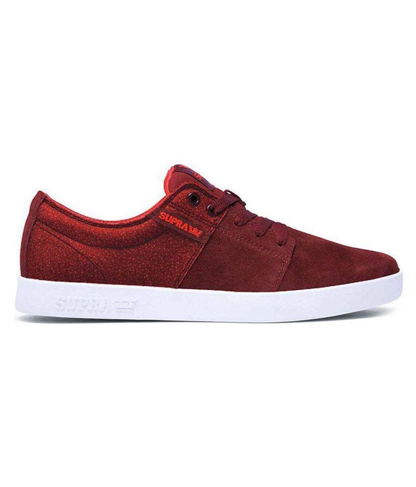 Supra Stacks II Skate Maroon Casual Shoes Buy Supra Stacks II Skate