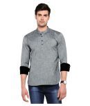 Vivid India Grey Cotton Kurta