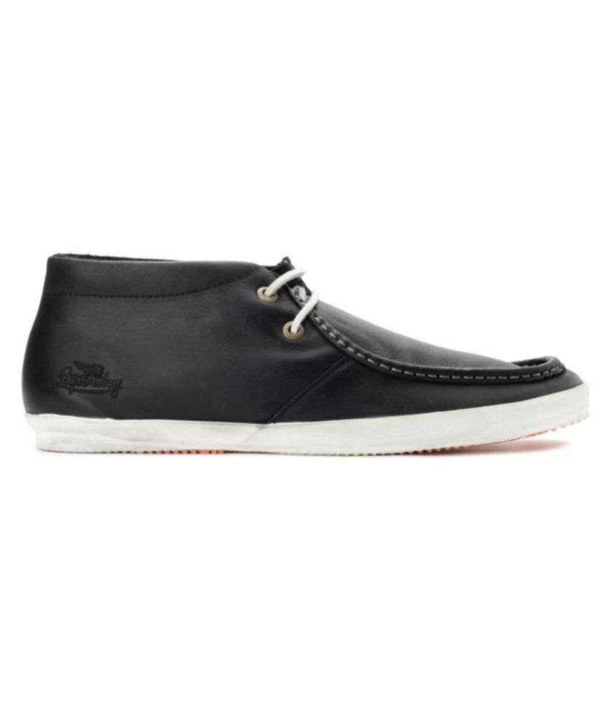 superdry black shoes