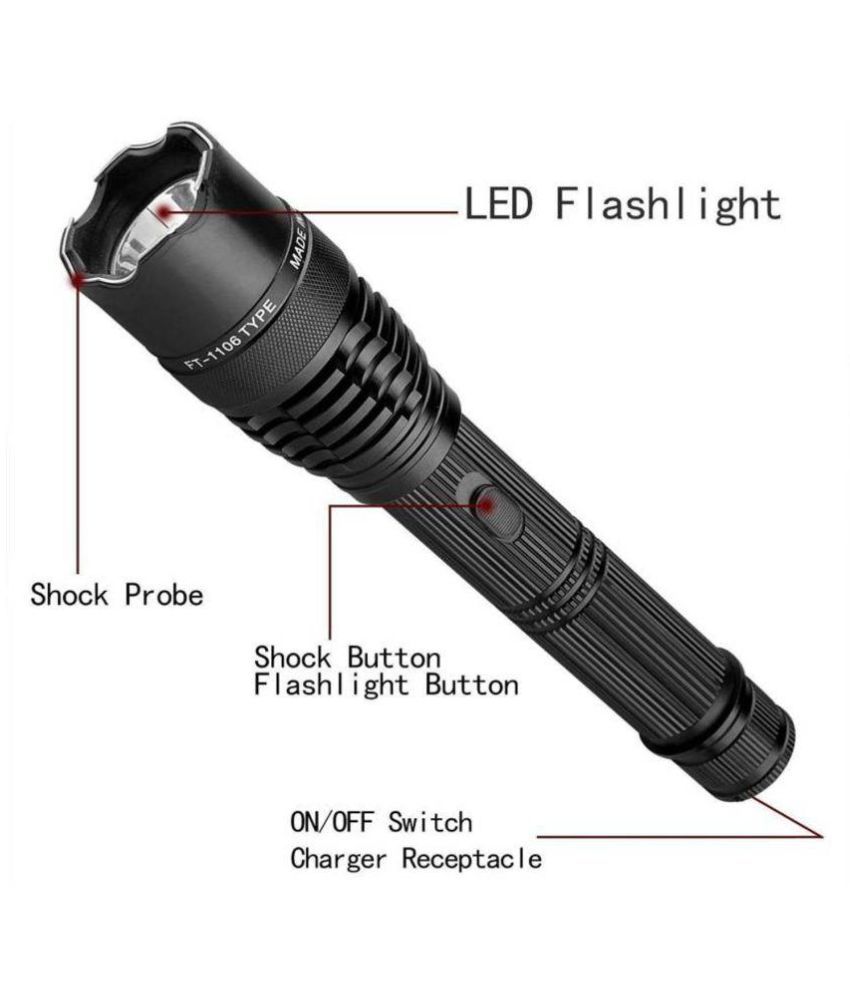     			Home Story Rechargeable Taser Heavy Duty Stun Baton - Self Defence Women Safety (Stun Baton + Led Flashlight)