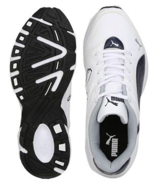 puma axis iv xt dp white running shoes