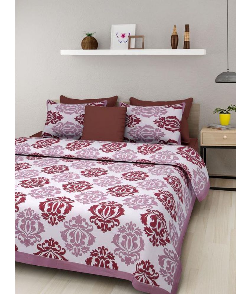 JAIPUR PRINTS Cotton Double Bedsheet with 2 Pillow Covers Buy JAIPUR