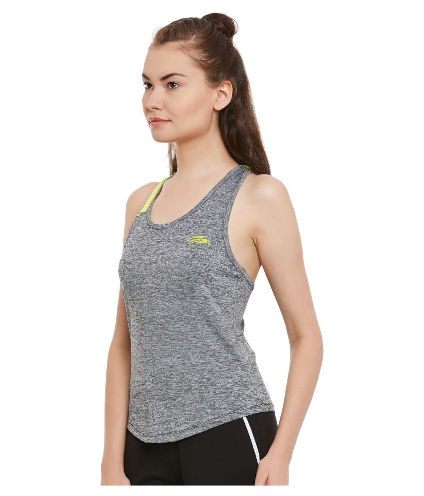 Buy PERF Black Polyester Tank Tops Online at Best Prices in India ...
