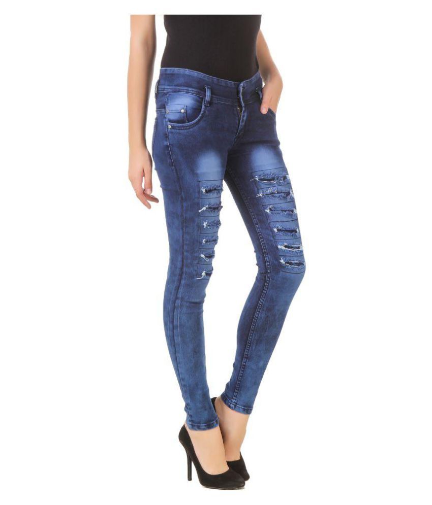 ZXN Cotton Lycra Jeans Navy Buy ZXN Cotton Lycra Jeans Navy