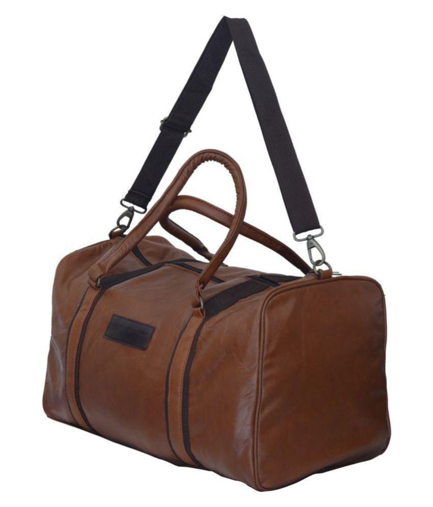 Numero Uno Brown Solid Duffle Bag - Buy Numero Uno Brown Solid Duffle ...