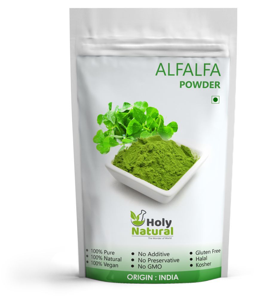 Holy Natural Alfalfa Powder 500 gm Buy Holy Natural Alfalfa Powder 500