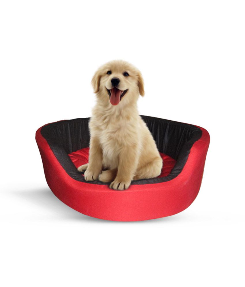     			Crebril Small Comfort Red Pet (Dog/Cat) Bed (Premium)