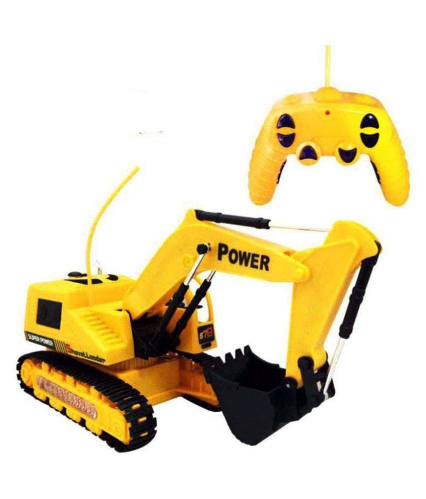 Bonkerz 5 Channel Remote Controlled JCB Excavator Truck With Chargeable