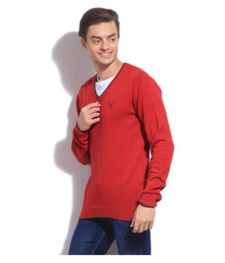 puma red sweater