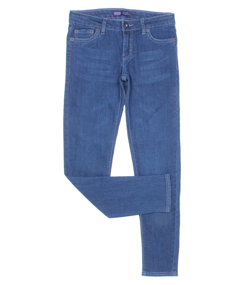 Levi's Girls Blue Jeans - Buy Levi's Girls Blue Jeans Online at Low ...