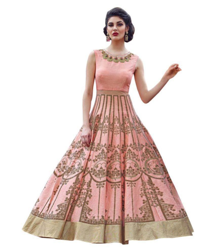 peach gown online