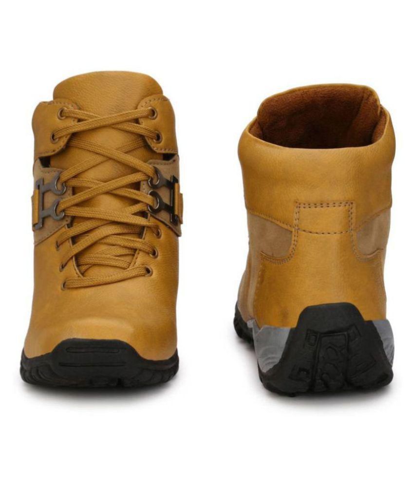 ladies tan hiking boots