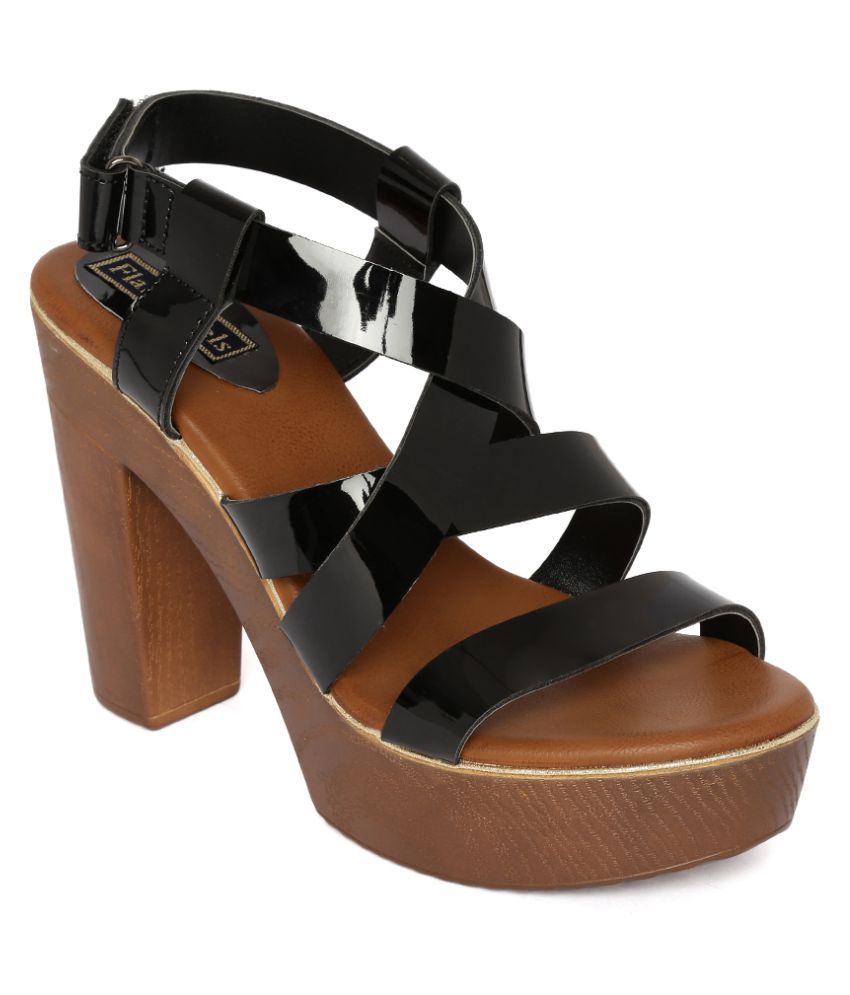 block heel flats