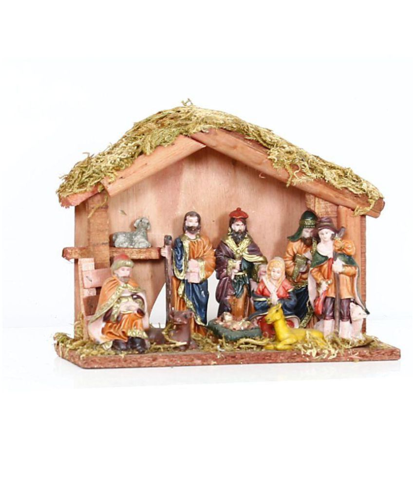 Beautiful Christmas Jesus Nativity Crib - 1 pc - Buy ...