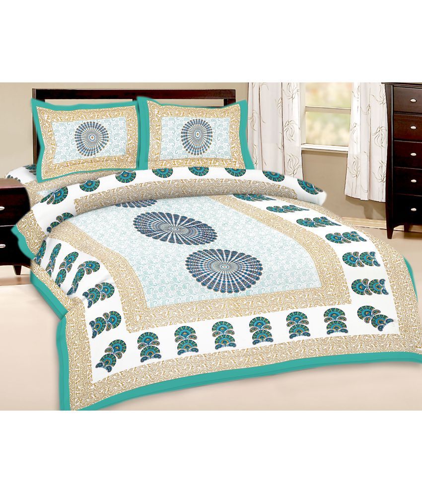Bombay Spreads Cotton Double Bedsheet with 2 Pillow Covers Buy Bombay Spreads Cotton Double