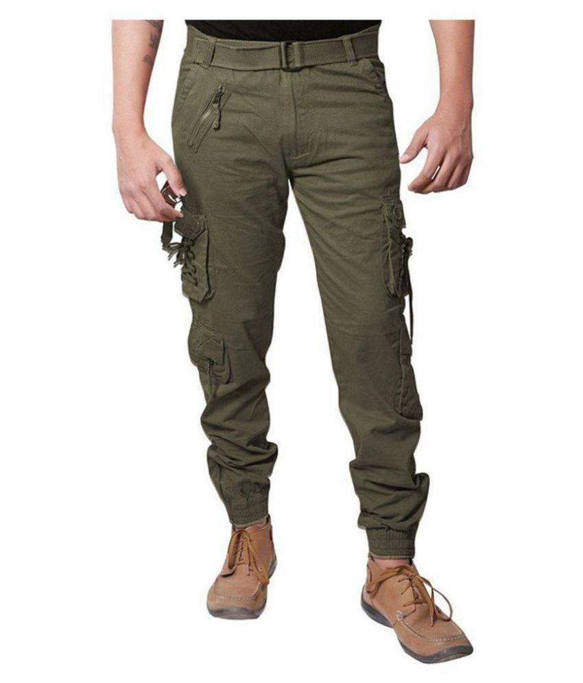 zipper cargo pants