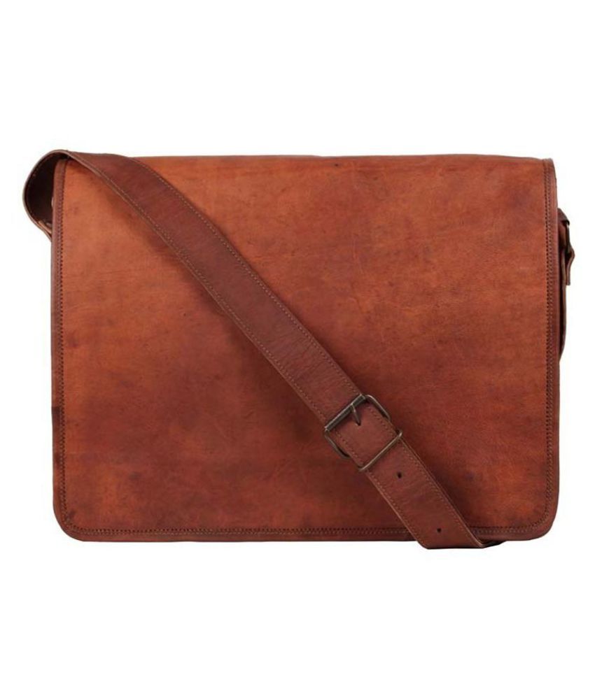 brown office bag