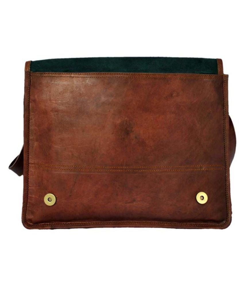 brown office bag