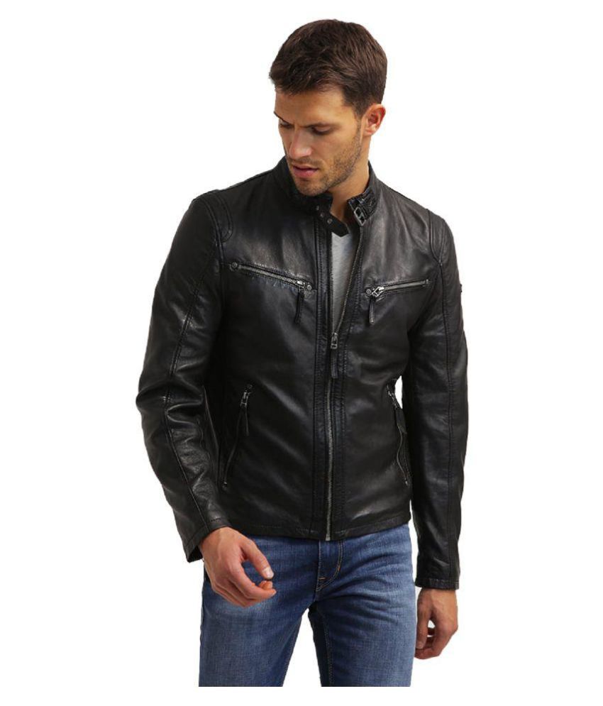leather jacket snapdeal