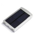 CallStar Solar Power Bnak 13000 -mAh Li-Ion Power Bank Silver