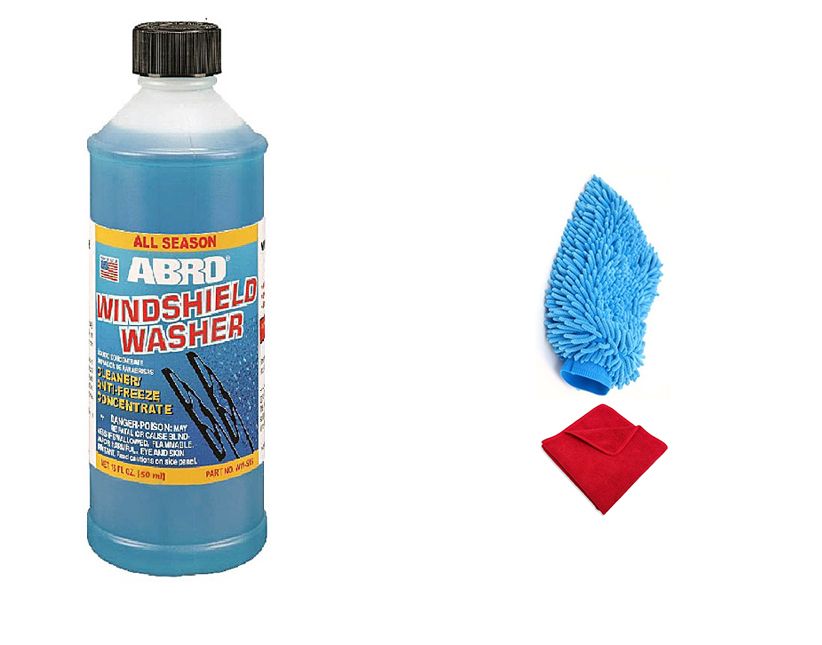 Autonity Combo Of Abro Windshield Washer Cleaner And Antifreeze ww100