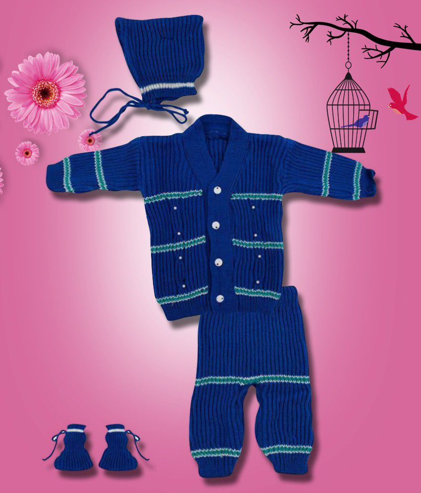     			The Creators™ Unisex Sweater, Cap and Socks Set. 0 - 6 Months (Pink)