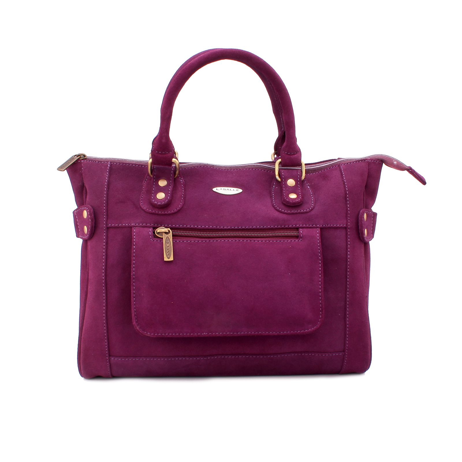 LASALLE Violet Pure Leather Handheld - Buy LASALLE Violet Pure Leather ...