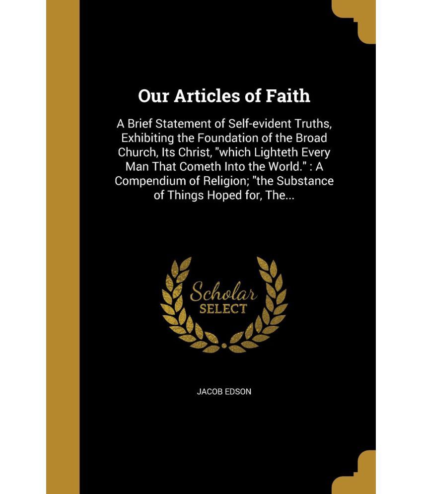 our-articles-of-faith-buy-our-articles-of-faith-online-at-low-price-in