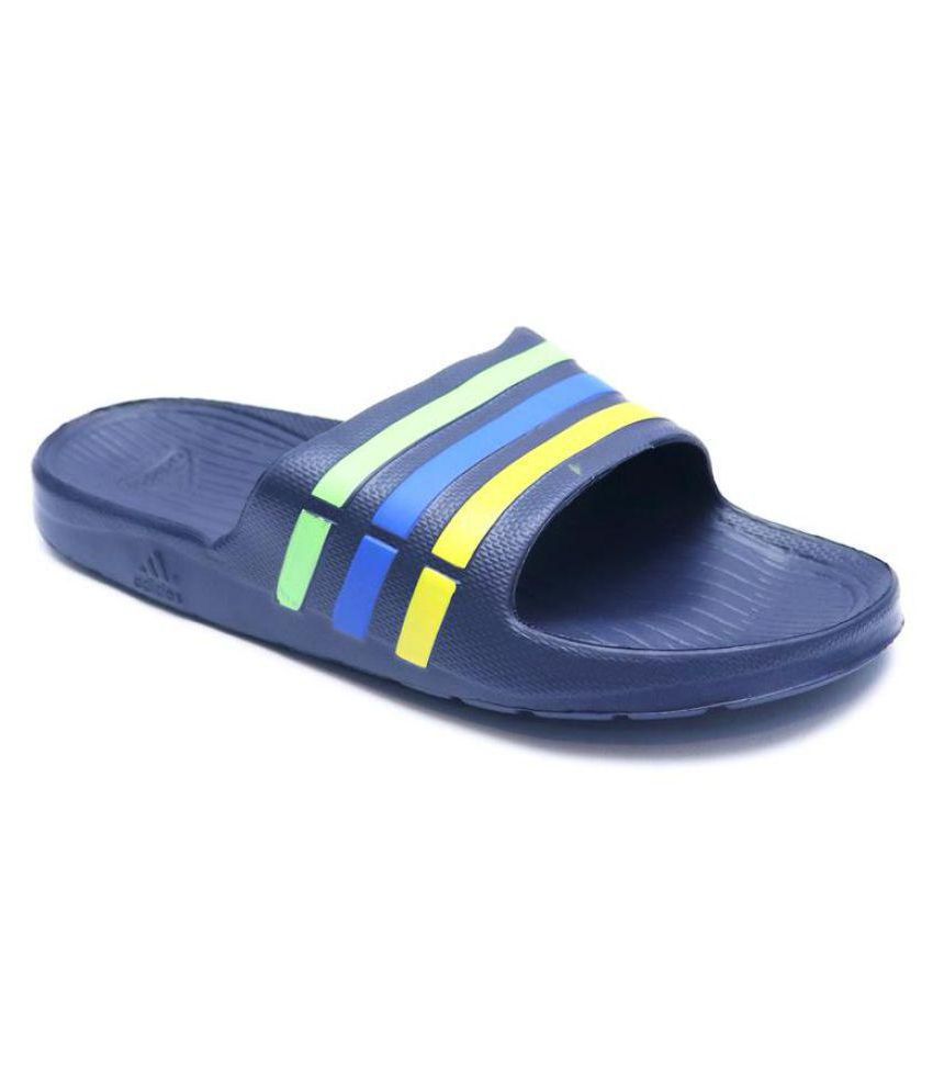 Adidas MEN'S NEW SLIPPERS Navy Price in India- Buy Adidas MEN'S NEW SLIPPERS Navy Online at Snapdeal