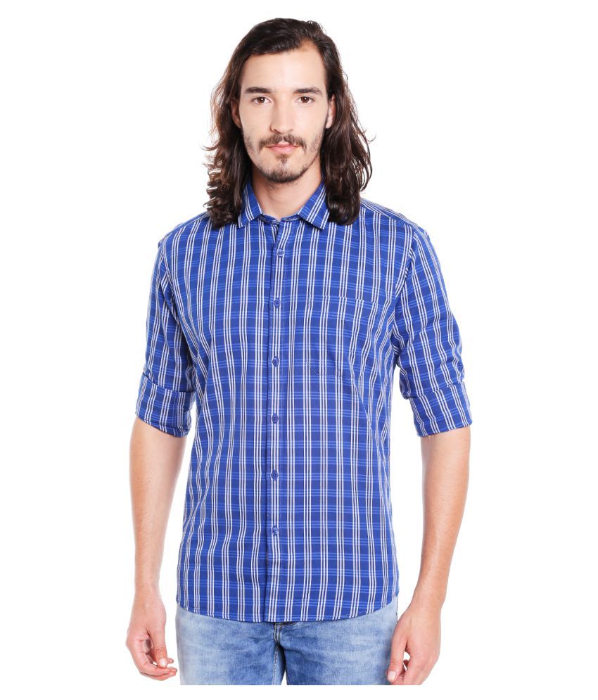 LAWMAN pg3 Multi Slim Fit Shirt - Buy LAWMAN pg3 Multi Slim Fit Shirt ...