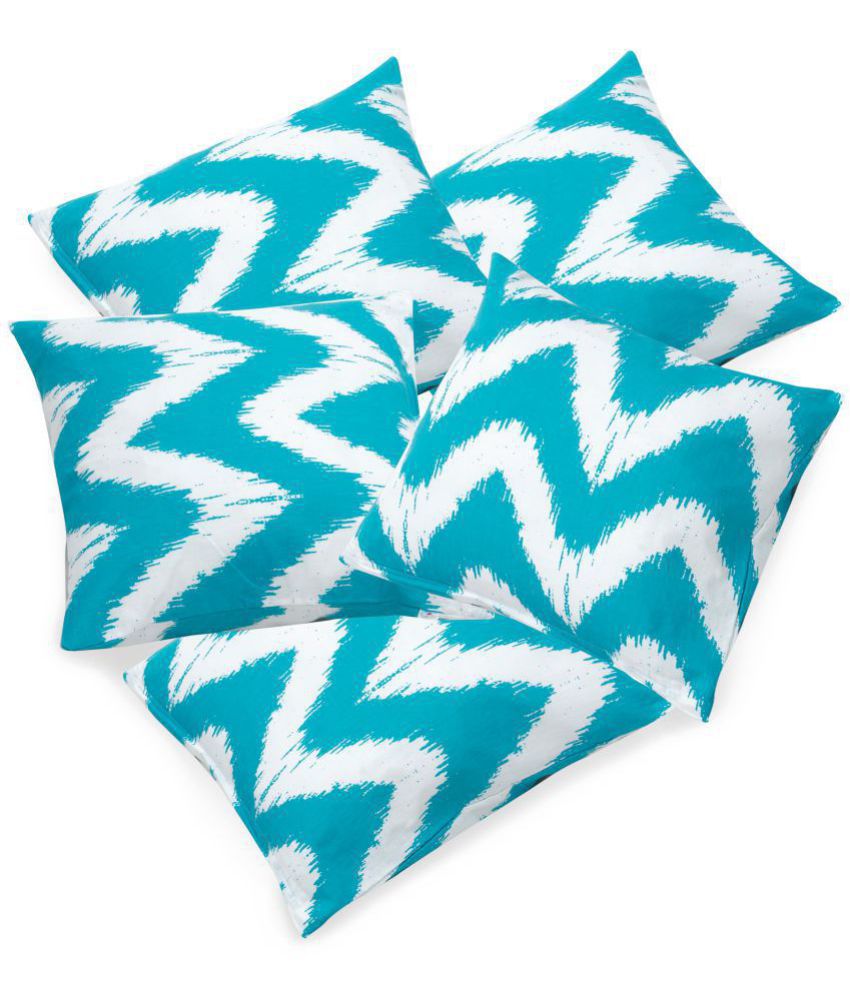     			DIVINE CASA Set of 5 Polyester Cushion Covers 40X40 cm (16X16)