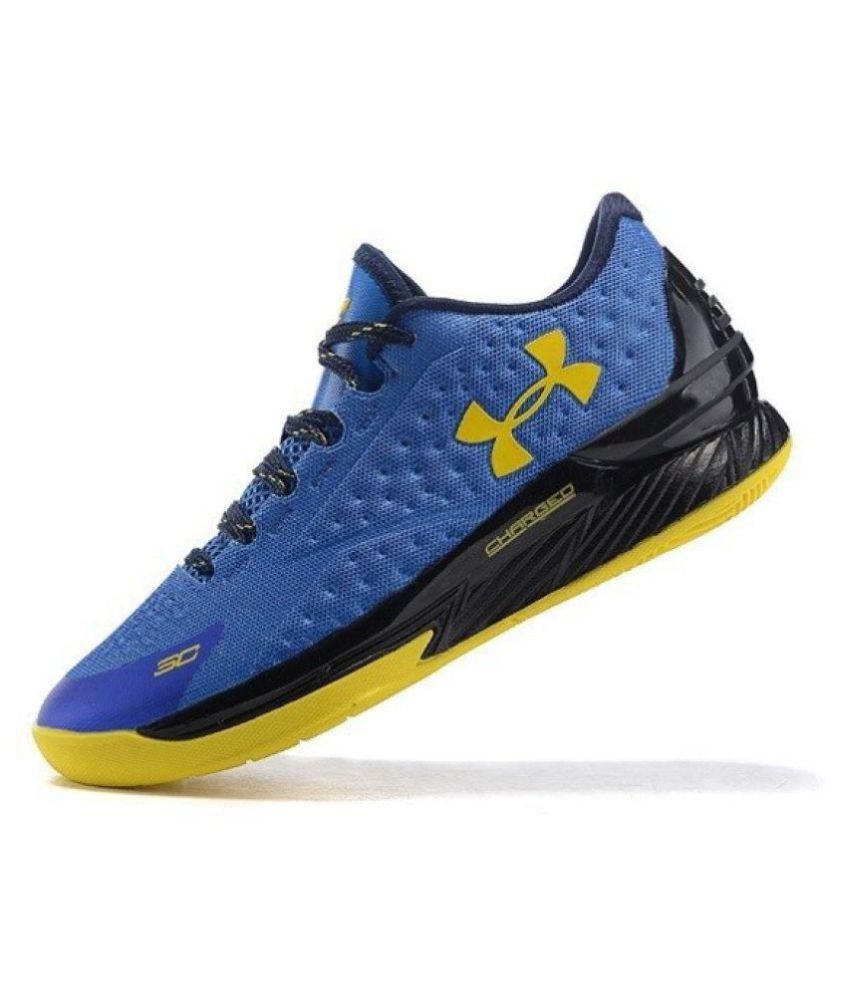 Under Armour Men's Stephen Curry 1 Low Blue Running Shoes