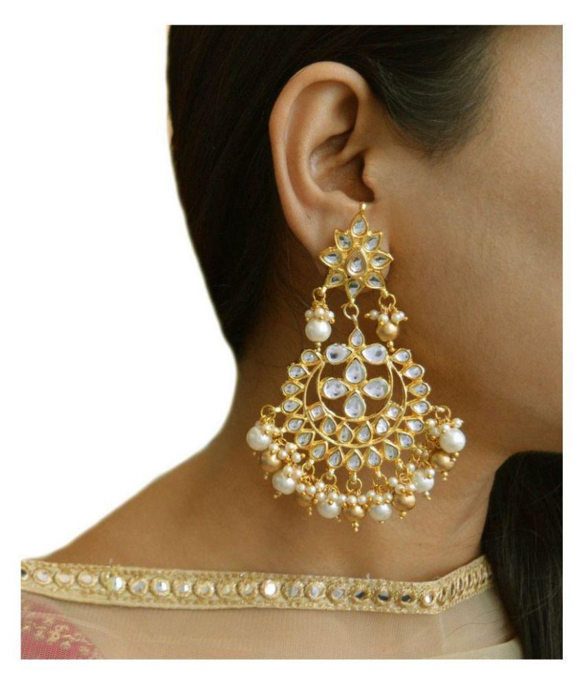 chand bali earrings artificial