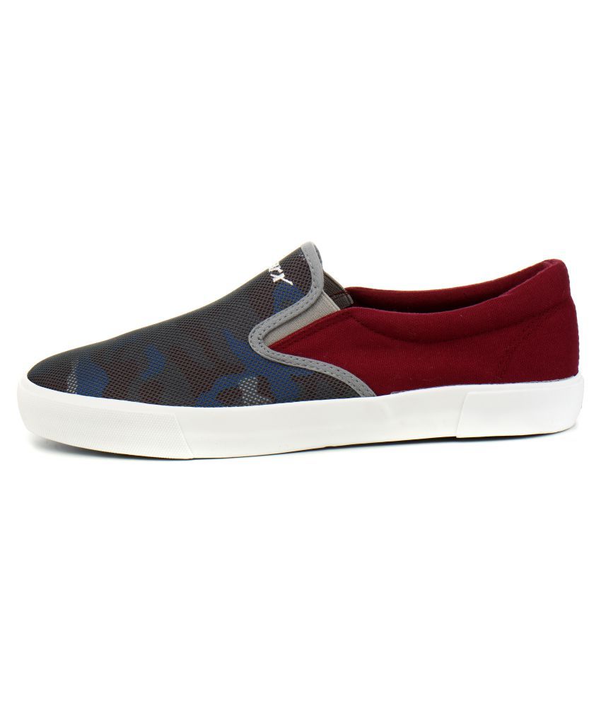 sparx men's mesh loafers