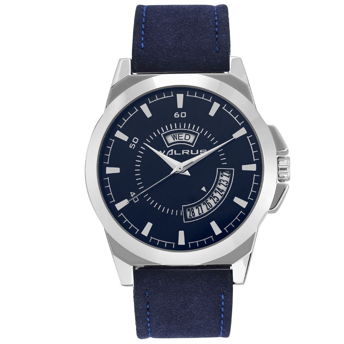     			Walrus Lewis Blue Color Analog Men Watch- WWM-LWS-030307