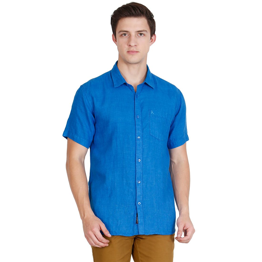 JDC Blue Regular Fit Shirt - Buy JDC Blue Regular Fit Shirt Online at ...
