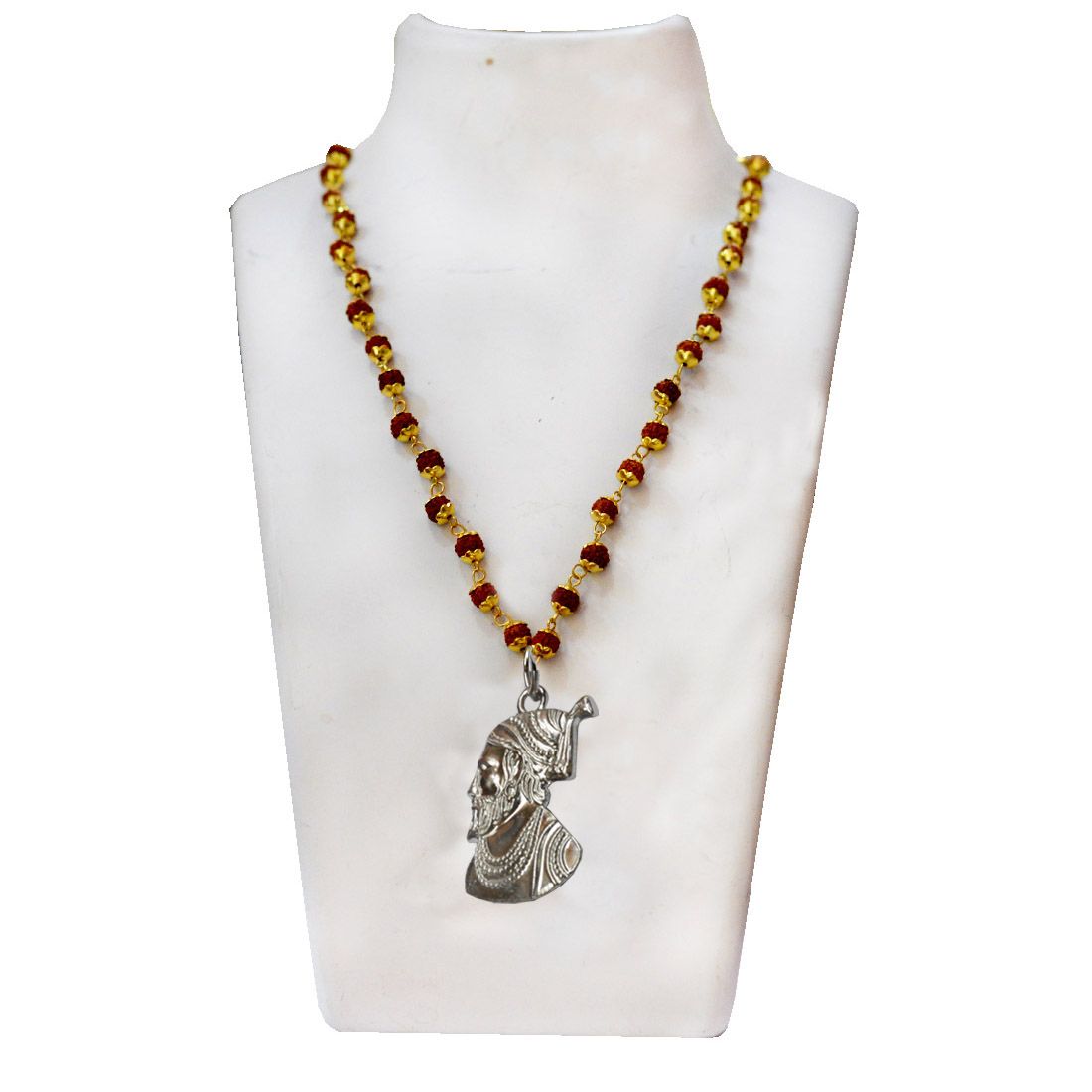 Shivaji maharaj silver locket Clearance