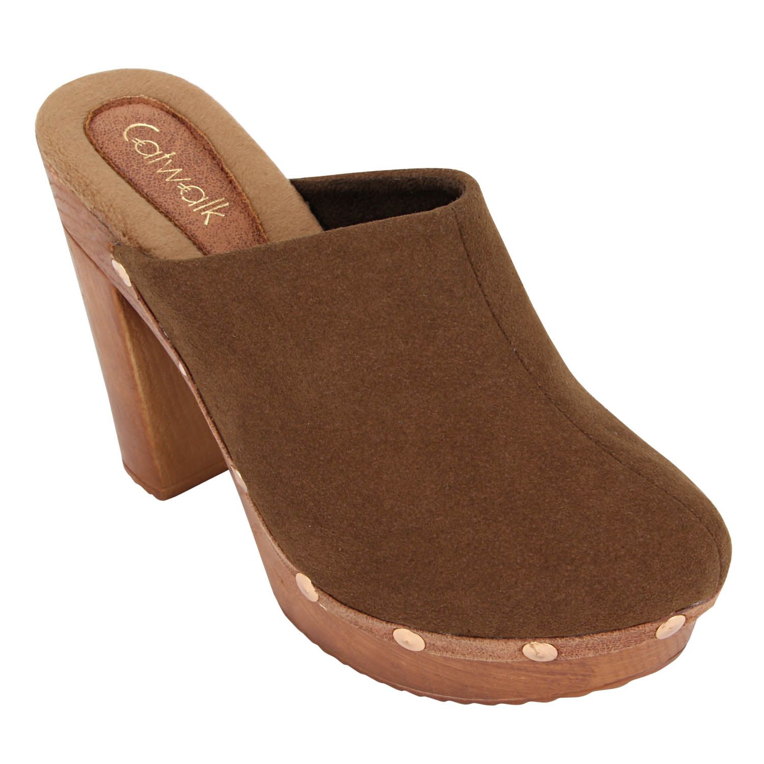 khaki canvas pumps