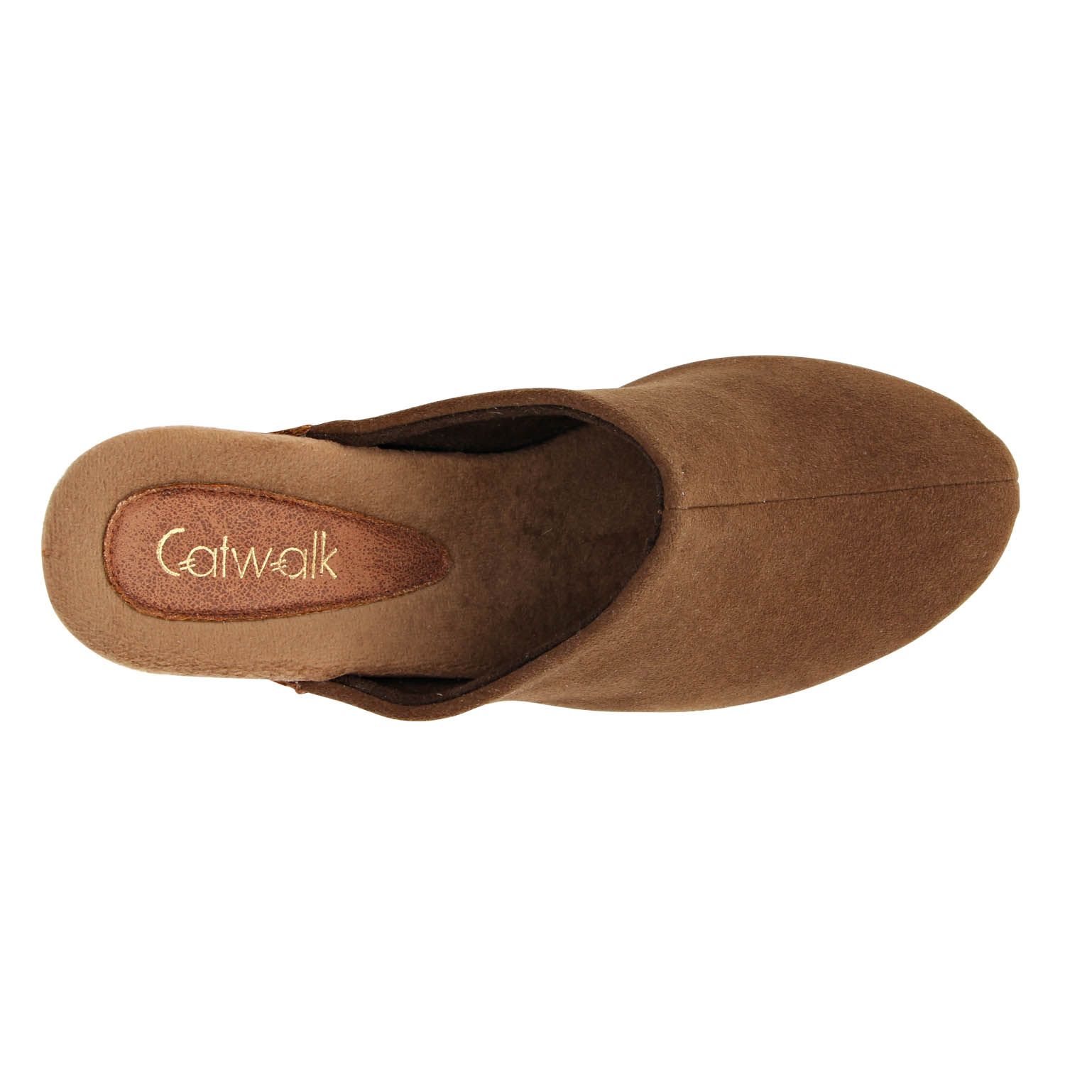Catwalk Khaki Heeled Slip-on & Pump Price in India- Buy Catwalk Khaki Heeled Slip-on & Pump 