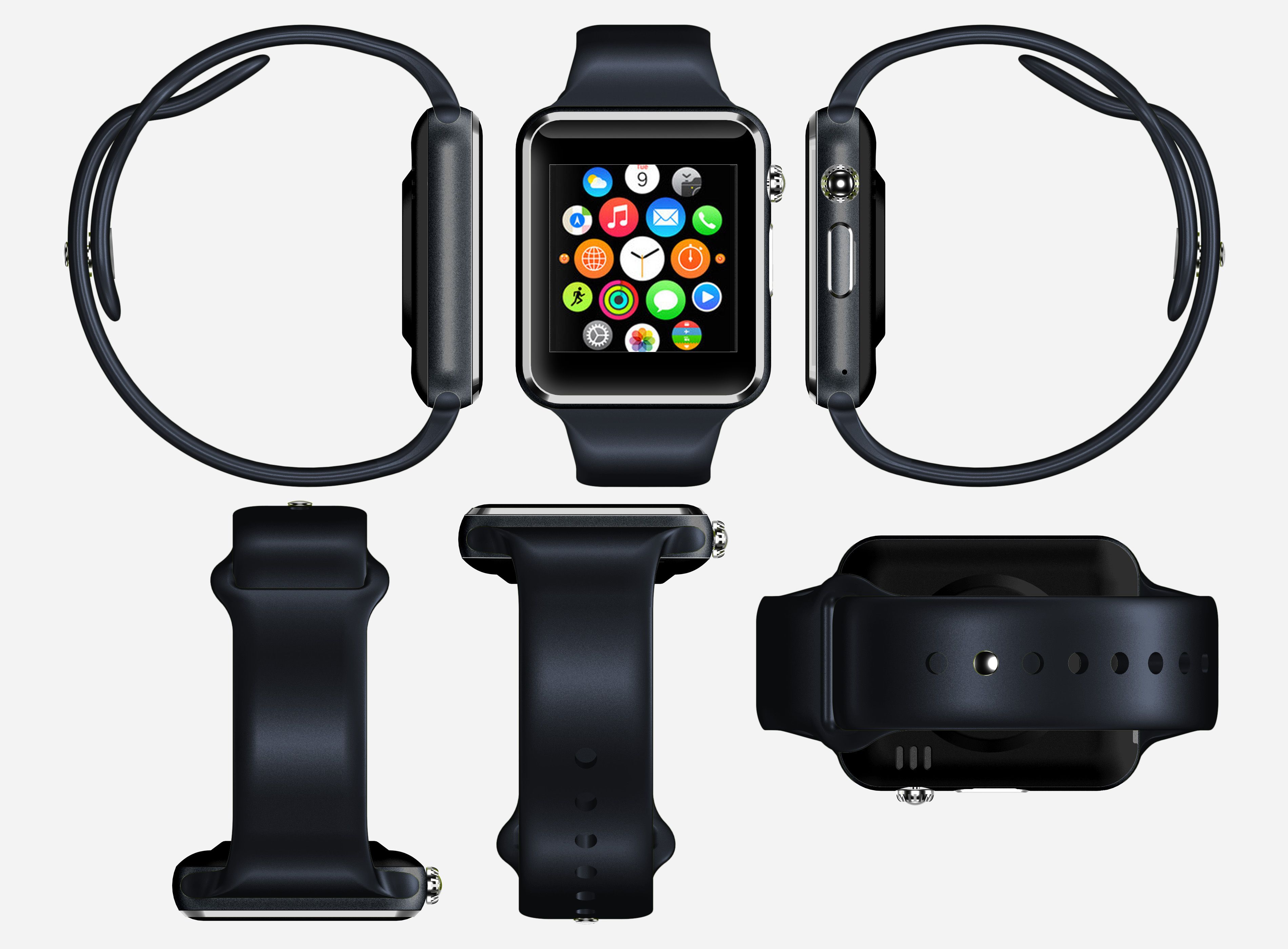 M Stark Samsung W960 AMOLED 3D Smart Watches Wearable M Stark Samsung W960 AMOLED 3D Smart Watches