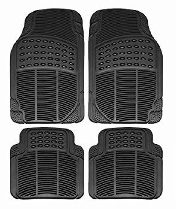 Ek Retail Shop 2d Rubber Noodles Car Foot Mats Set Of 4 Buy Ek