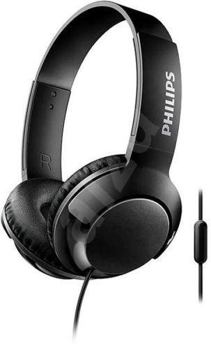     			Philips SHL3075BK Bass+ On Ear Headset with Mic Black