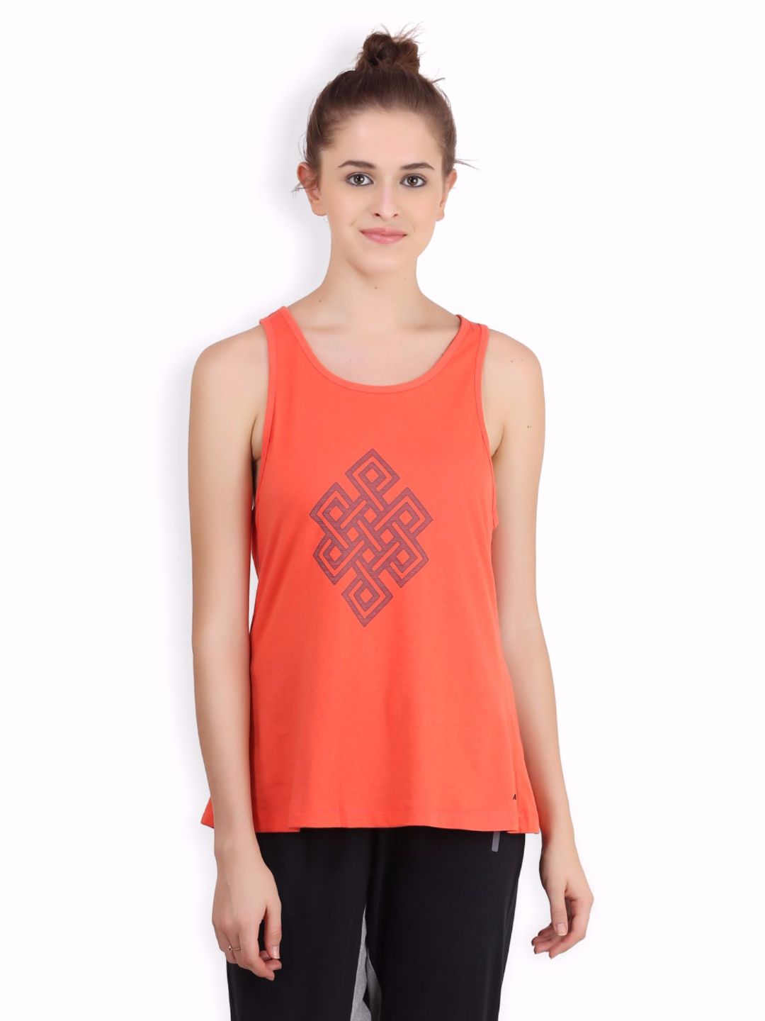     			Alcis Women Orange Infinity Top