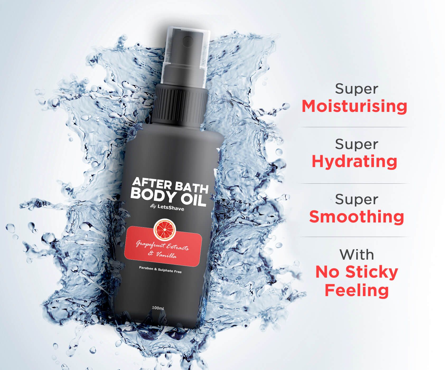 LetsShave AfterBath Body Oil Wild Fruit Crush 100ml Buy LetsShave AfterBath Body Oil