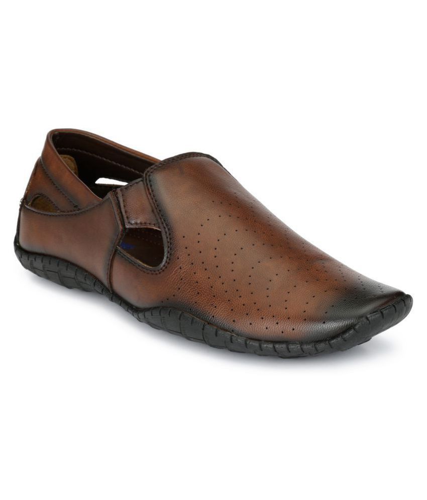 El Paso Brown Sandals - Buy El Paso Brown Sandals Online at Best Prices ...