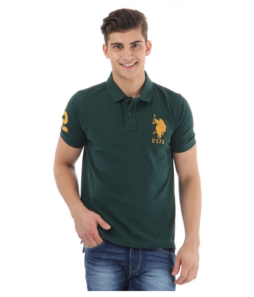 U S Polo  Assn Green Slim Fit Polo  T  Shirt  Buy U S 