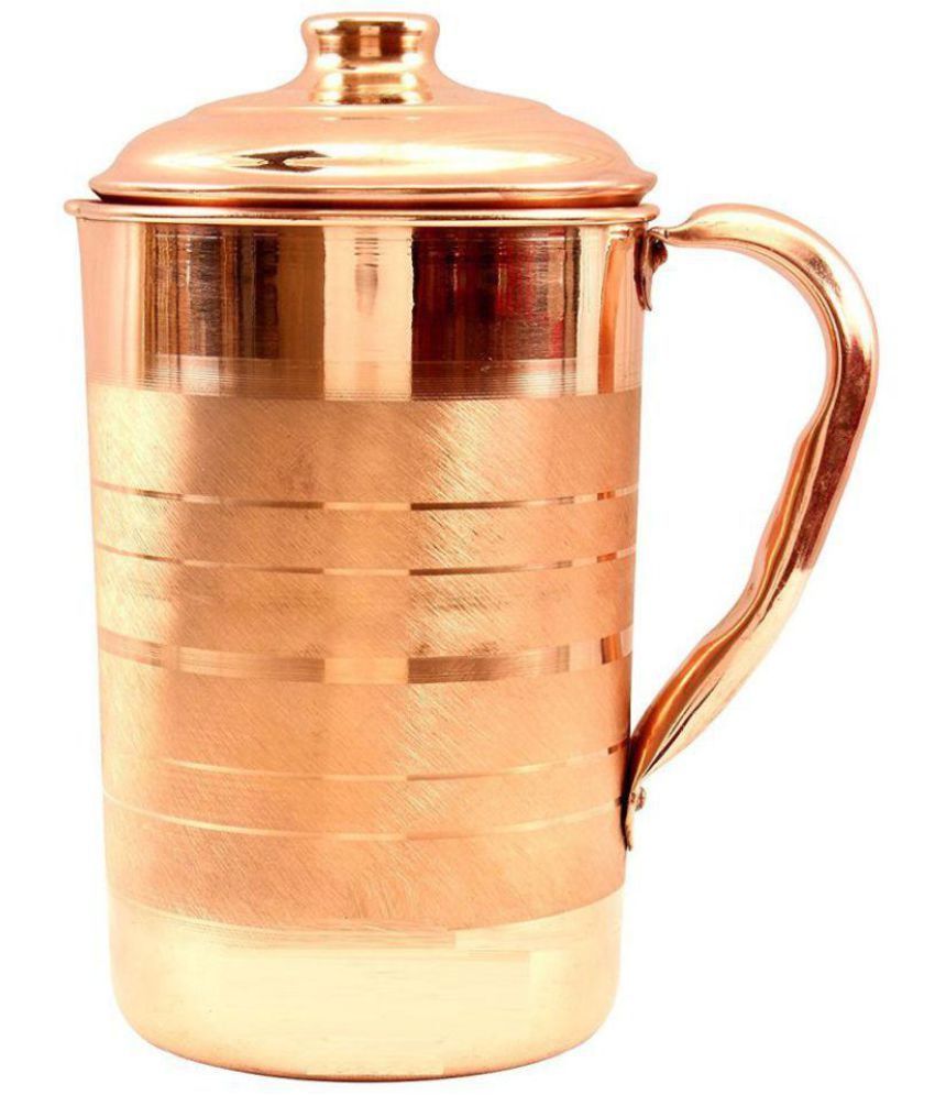 INDIAN CRAFTIO Copper Jugs 1750 ml Buy Online at Best Price in India