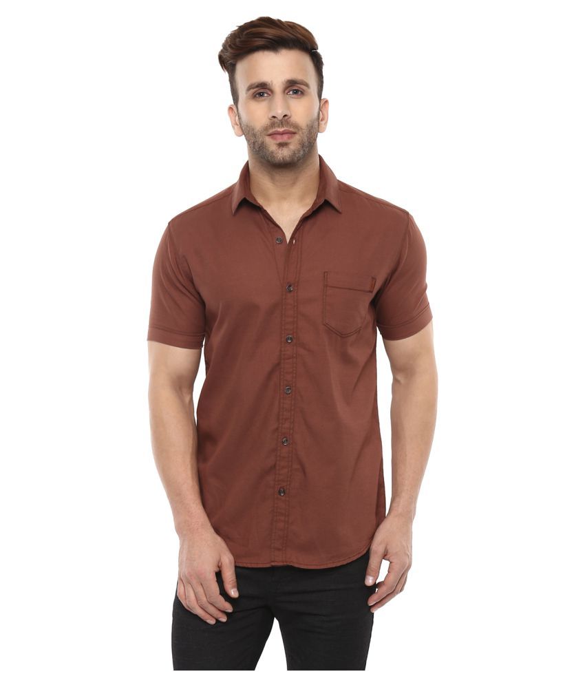 mufti brown shirt