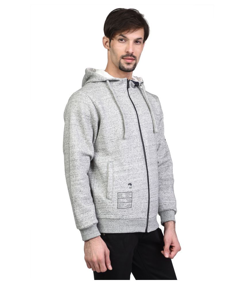 OCTAVE Grey Hooded Sweatshirt - Buy OCTAVE Grey Hooded Sweatshirt ...